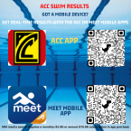 Meet Mobile app now available for ACC Swimming
